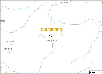 map of Chiconono