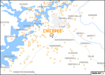 map of Chicopee
