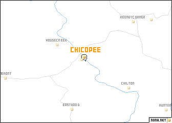 map of Chicopee