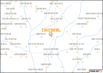 map of Chicoral