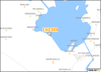 map of Chicora
