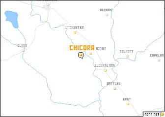 map of Chicora