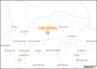 map of Chicorral