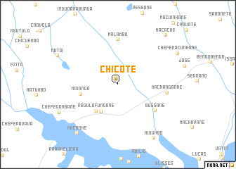 map of Chicote