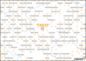 map of Chicot