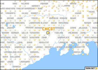 map of Chicot