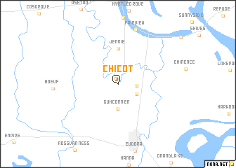 map of Chicot