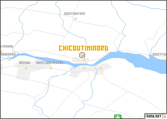 map of Chicoutimi-Nord