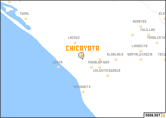 map of Chicoyota