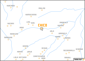 map of Chico