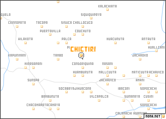 map of Chictiri