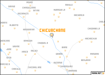 map of Chicuachane