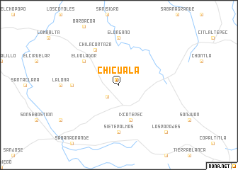 map of Chicuala