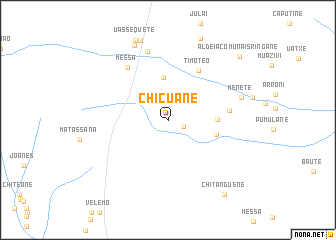 map of Chicuane