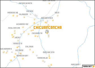 map of Chicuarcancha