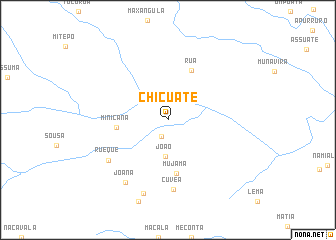 map of Chicuate