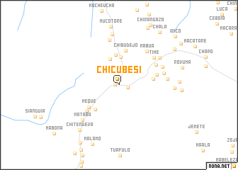 map of Chicubesi