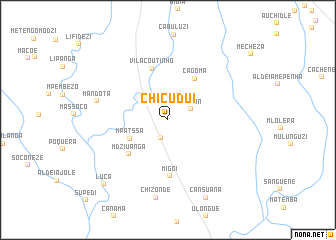 map of Chicudúi