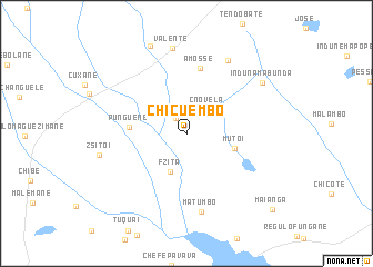 map of Chicuembo