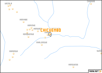 map of Chicuembo