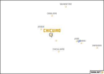 map of Chicuimo