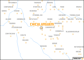 map of Chiculungueni
