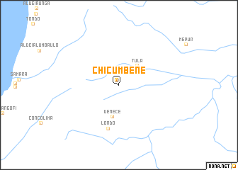 map of Chicumbene