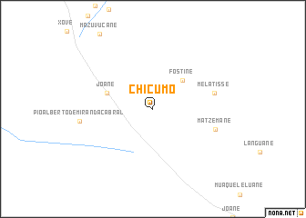 map of Chicumo