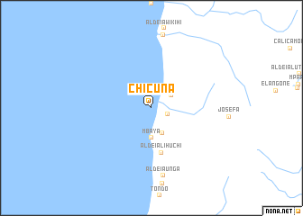 map of Chicuna