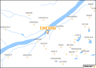 map of Chicundi