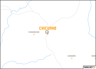 map of Chicunho