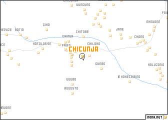 map of Chicunja