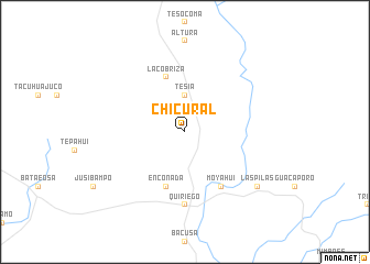 map of Chicural