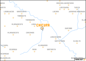 map of Chicura