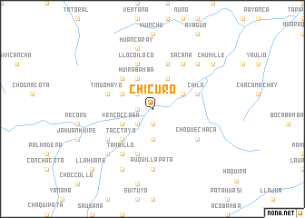 map of Chicuro