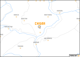 map of Chidām