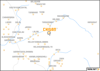 map of Chīdan