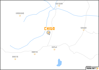 map of Chʼīda