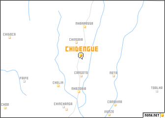 map of Chidengue