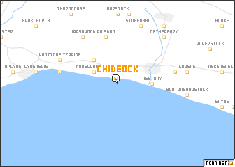map of Chideock