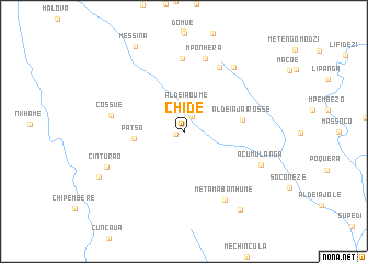 map of Chidê