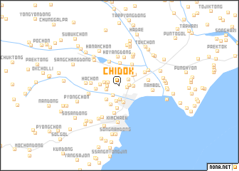 map of Chidŏk