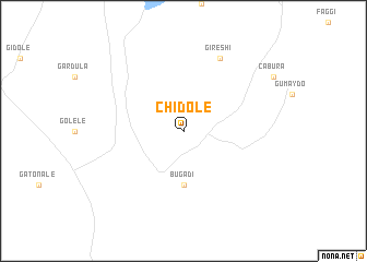 map of Chidole