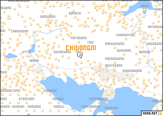 map of Chidong-ni