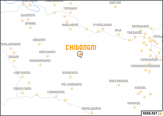 map of Chidong-ni