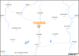 map of Chidong