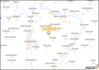 map of Chi-dong