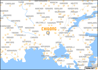 map of Chi-dong