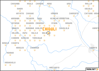 map of Chiduli