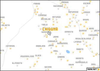 map of Chiduma